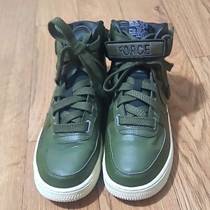 Army Green Nikd Airforce 1s